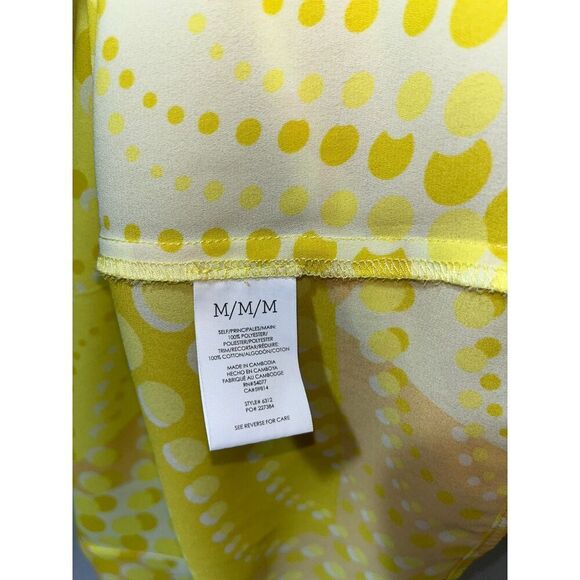 Cabi Sunbeam Cami Electric Women's Top Size Medium Yellow Summer Vibrant - Picture 5 of 8